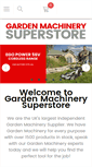 Mobile Screenshot of gardenmachinerysuperstore.co.uk